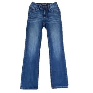 Wrangler Willow Jeans Women's Sz (25X32) Low Rise Ultimate Riding Bootcut Dark